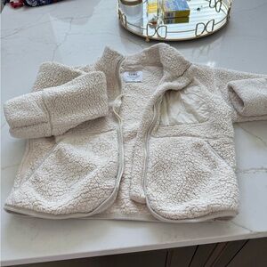 Athleta Cream Sherpa Kids Jacket - NWOT